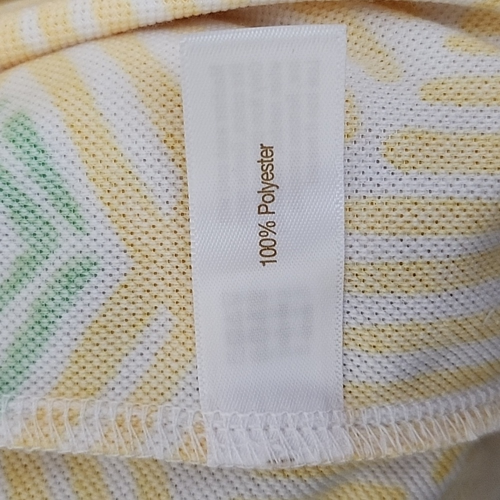 Stan Herman  Coastal Mosaic Ripples Zip Lounge/ Robe Dress Sunshine Size Small - Picture 3 of 16